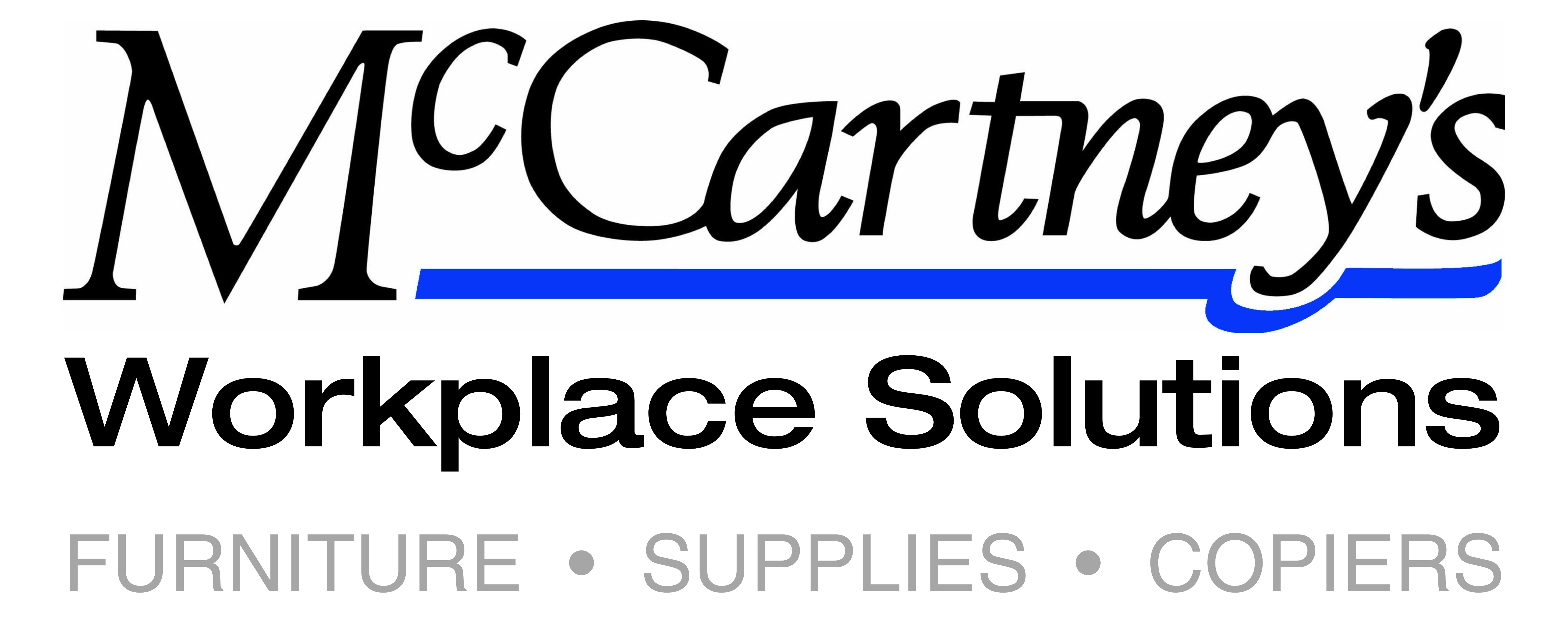 McCartney's Workplace solutions logo - Furniture - Supplies - Copiers