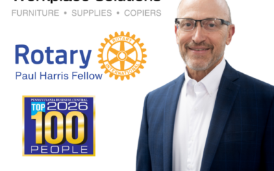 Randy Green of McCartney’s Workplace Solutions Named PA Business Central Top 100 and Paul Harris Fellow